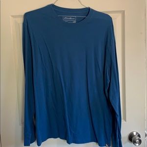 Eddie Bauer Long Sleeve Blue Tee